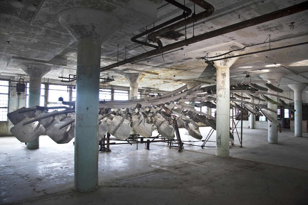 Ai Weiwei, Refraction, 2014 (installation view, New Industries Building, Alcatraz); photo: Jan Stürmann, courtesy FOR-SITE Foundation